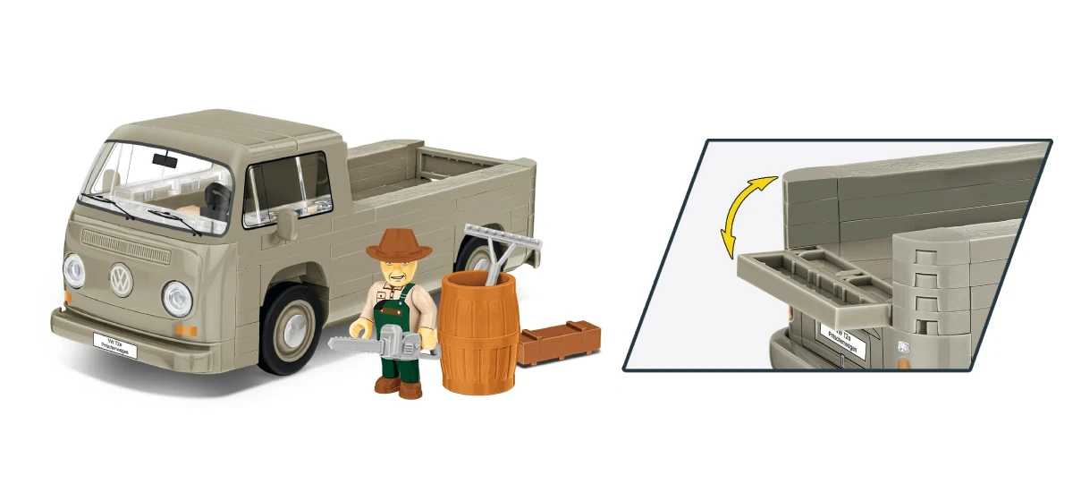 No154ミニカー1/18箱ありVolkswagen VW Pritsche 24618-Volkswagen T2a